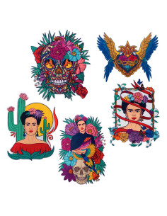 Applikation, Patch, Aufbügler: Sort. 10 - Frida Kahlo©