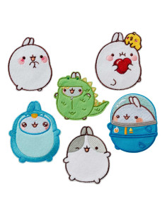 Applicatie, patch, Iron-on: Sort. 10 - Molang©