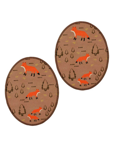 Applikation, Patch, Bügelbild: Fuchs Flicken 2...