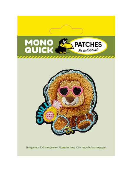 Appliques, Patch, Écusson thermocollant : Lion Chill