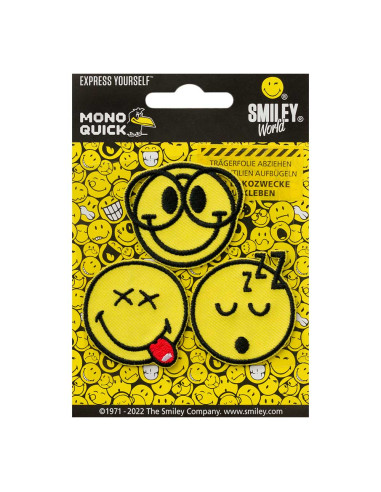 Appliqué, Patch, Iron-on: Smiley © Nerd