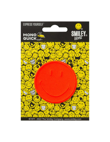 Applikation, Patch, Bügelbild: Smiley© Orange