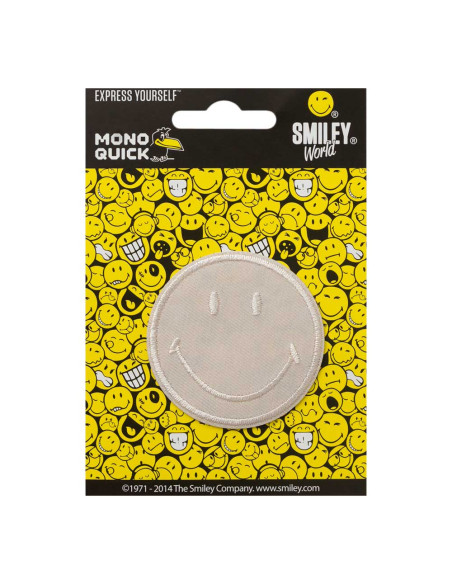 Appliques, Patch, Écusson thermocollant: Smiley© Beige