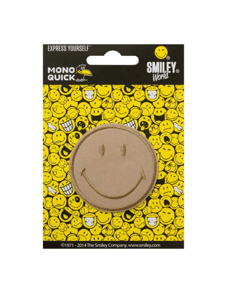 Appliques, Patch, Écusson thermocollant: Smiley© Brun