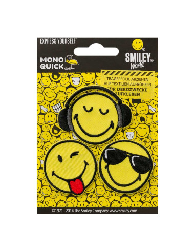Appliqué, Patch, Iron-on: Smiley© Cool