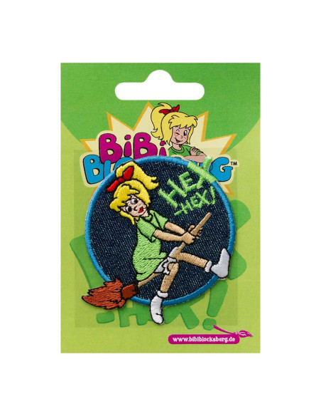 Application, Patch, Repassant : Bibi Blocksberg© avec balai