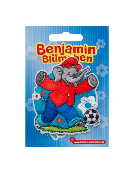 Appliqué, Patch, Iron-on: Benjamin Blümchen© Voetbal