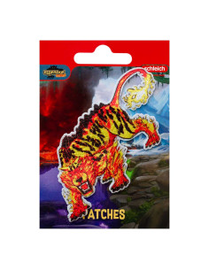 Appliqué, Patch, Iron-on: Schleich Eldrador© Lava Tiger 2