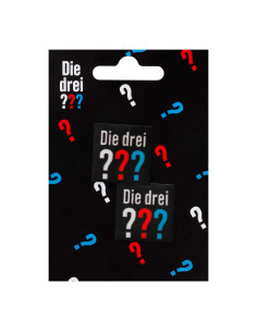Appliqué, Patch, Iron-on:  De drie De drie vraagtekens... 2