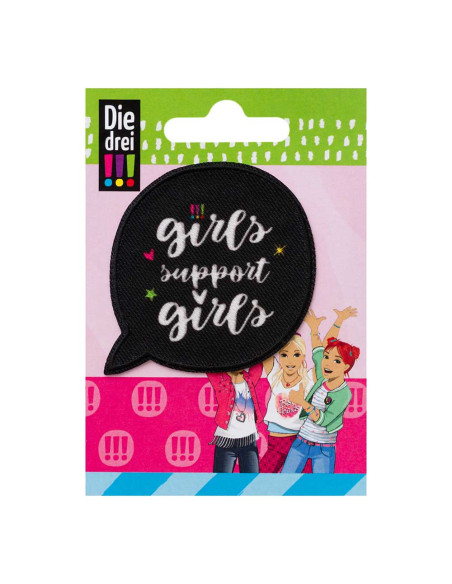 Appliqué, Patch, Iron-on:  De drie uitroeptekens !!! © Girls support