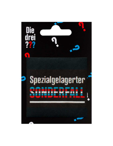 Appliqué, Patch, Iron-on:  De drie vraagtekens...