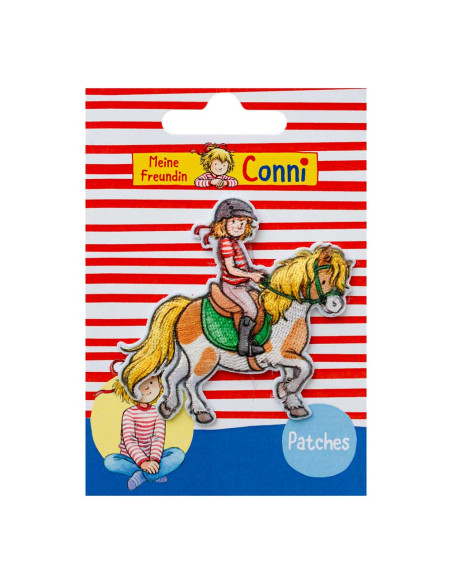Appliqué, Patch, Iron-on: Mijn vriendin Conni© met paard