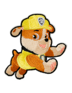 Appliqué, Patch, Iron-on: Paw Patrol© RUBBLE