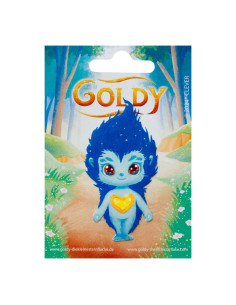 Appliqué, Patch, Iron-on: Goldys© Blauw 2