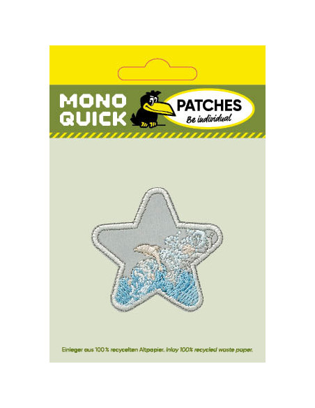Appliques, Patch, Écusson thermocollant : Étoile réfléchissante