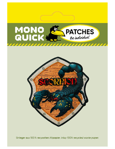 Applikation, Patch, Bügelbild: Scorpion