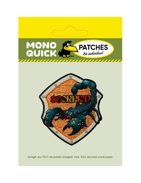 Applikation, Patch, Bügelbild: Scorpion