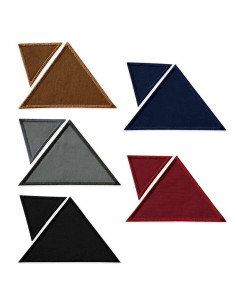 Pleister, Patch, Strijkapplicatie:SORT. 5 - DRIEHOEKEN...