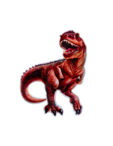 Applikation, Patch, Bügelbild: T-Rex braun