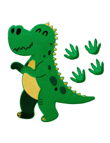 Appliques, Patch, Écusson thermocollant : Set Dino