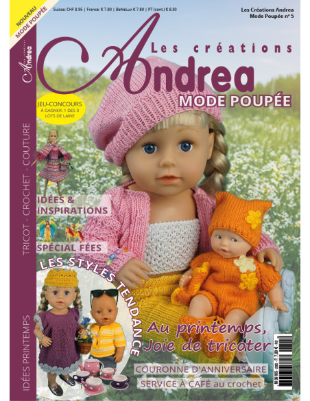 PDF Download Les Créations Andrea La Mode Poupée n. 05