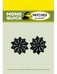 Applicatie, Patch, Strijkapplicatie: 2 gehaakte sterren... 2