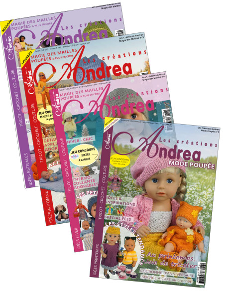 Abonnement: Les Créations Andrea Mode Poupée dès n° 05