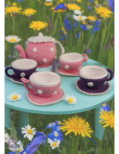 Häkelanleitung "Kaffeegeschirr" gedruckt