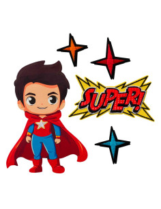 Applicatie, Patch, Strijkapplicatie: Superheldenset