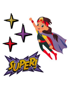 Applicatie, Patch, Strijkapplicatie: Superheldin-set