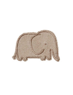 Applicatie, Patch, Strijkapplicatie: Olifant Beige