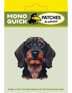 Appliques, Patch, Écusson thermocollant : Tête de teckel 2