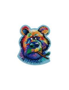 Appliques, Patch, Écusson thermocollant: Ours multicolore