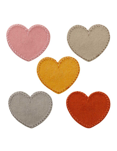 Applikation, Patch, Bügelbild: SORT. 10 - Herz...