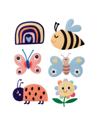 Applicatie, Patch, Strijkapplicatie: Set Flora...