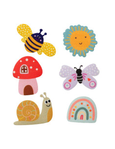 Applicatie, Patch, Strijkapplicatie: Set Flora & Fauna 2