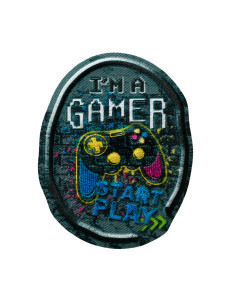 Applicatie, Patch, Strijkapplicatie: Graffiti Gamer