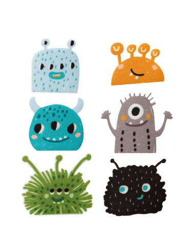 Applicatie, Patch, Strijkapplicatie: Set Monster