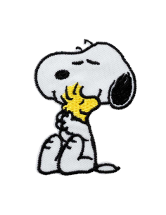 Application, Patch, Repassant : Peanuts© Snoopy + Woodstock