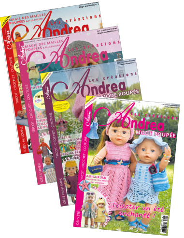 Abonnement: Les Créations Andrea Mode Poupée...