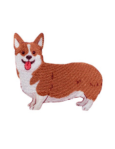 Appliques, Patch, Écusson thermocollant : Chien Corgi