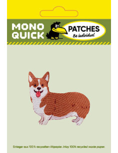 Appliques, Patch, Écusson thermocollant : Chien Corgi 2