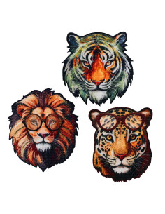 Appliques, Patch, Écusson thermocollant : SORT. 5-  Félins