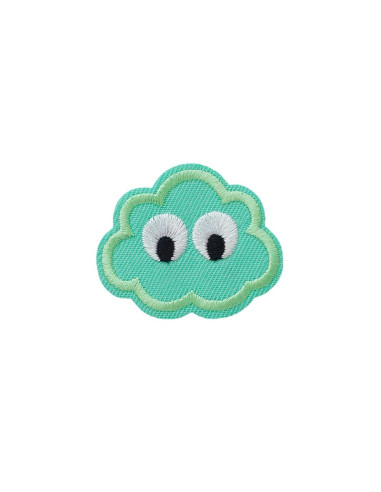 Applicatie, Patch, Strijkapplicatie: Wolk met...