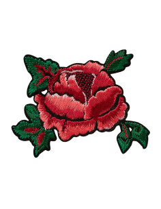 Applikation, Patch, Bügelbild: Rose