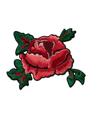 Appliques, Patch, Écusson thermocollant : Rose