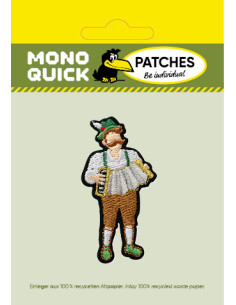 Applicatie, Patch, Strijkapplicatie: Man in klederdracht 2