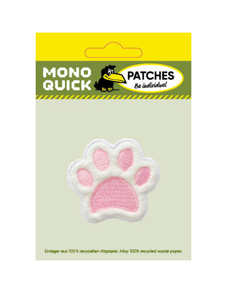 Appliques, Patch, Écusson thermocollant : Patte blanche