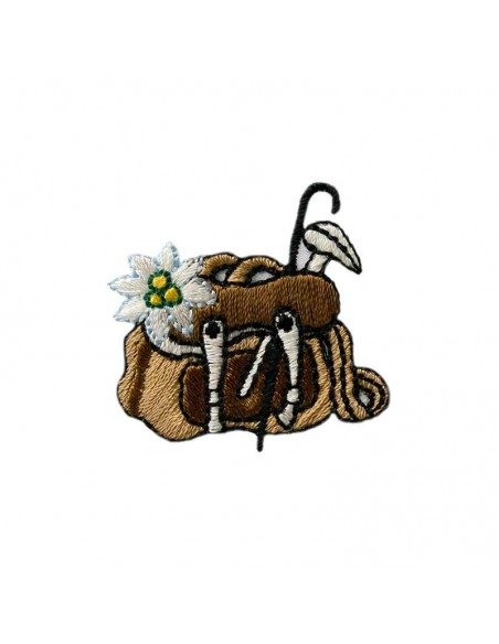 Applikation, Patch, Aufbügler: Rucksack