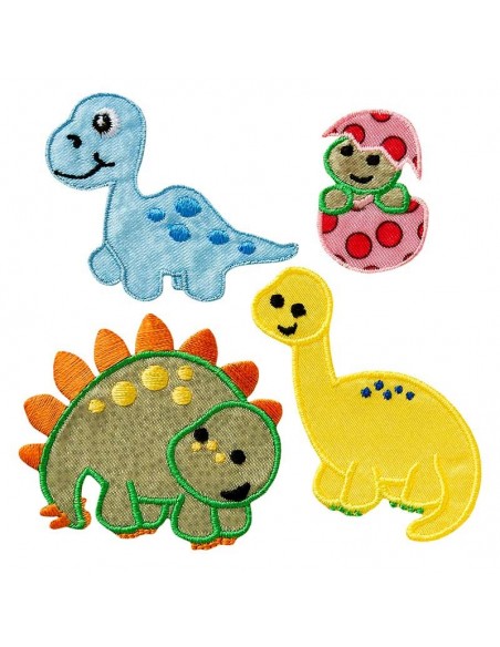 Applicatie, Patch, Strijkapplicatie: Maak dinosaurussen